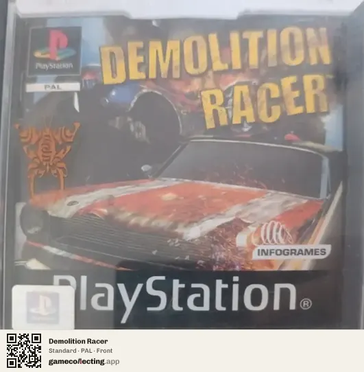 Demolition Racer PlayStation, PAL box front