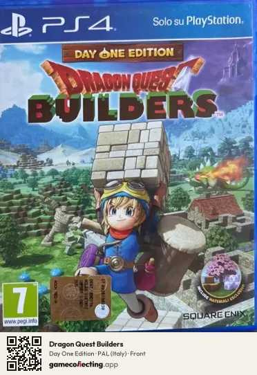 Dragon Quest Builders PlayStation 4, Italy box front