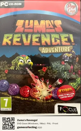 Zuma's Revenge! Computer, PAL box front