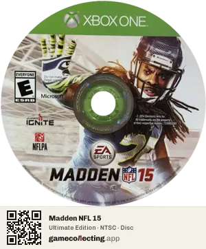 Madden NFL 15 Xbox One, NTSC disc
