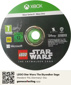 LEGO Star Wars: The Skywalker Saga Xbox Series X, PAL disc