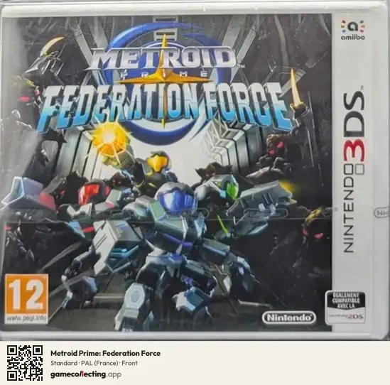 Metroid Prime: Federation Force Nintendo 3DS, France box front