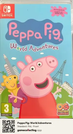 Peppa Pig: World Adventures Nintendo Switch, PAL box front