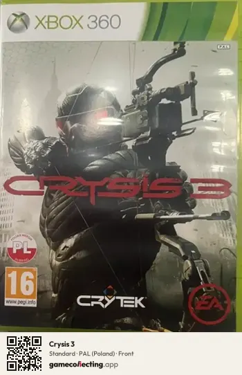 Crysis 3 Xbox 360, Poland box front