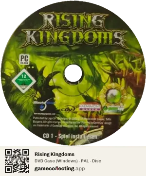 Rising Kingdoms Computer, PAL disc