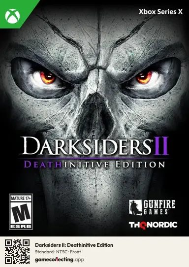 Darksiders II: Deathinitive Edition Xbox Series X, NTSC box front