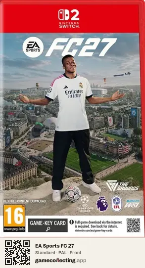EA Sports FC 27 Nintendo Switch 2, PAL box front