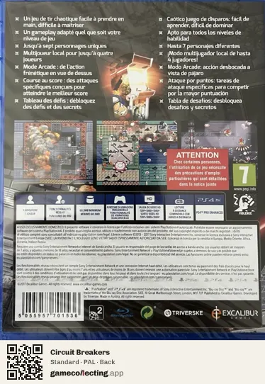 Circuit Breakers PlayStation 4, PAL box back