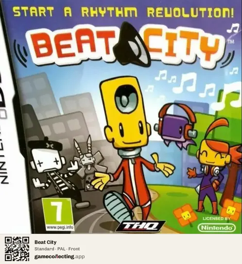 Beat City Nintendo DS, PAL box front