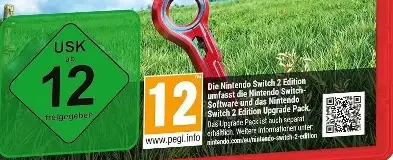 Xenoblade Chronicles: Definitive Edition, the USK square on its front