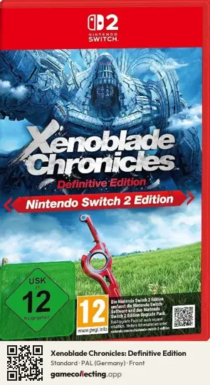 Xenoblade Chronicles: Definitive Edition Nintendo Switch 2, Germany box front