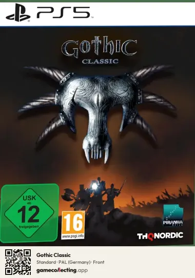Gothic Classic PlayStation 5, Germany box front