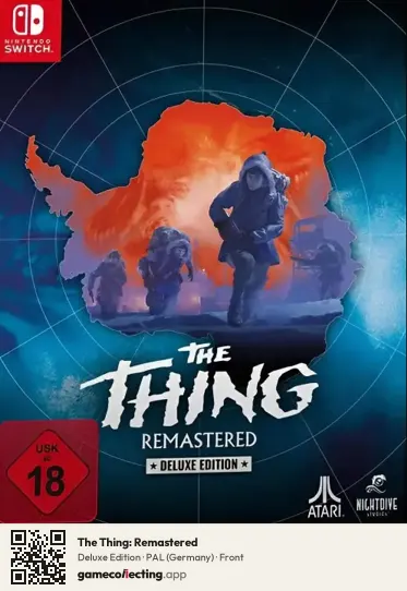 The Thing: Remastered Nintendo Switch, Germany box front