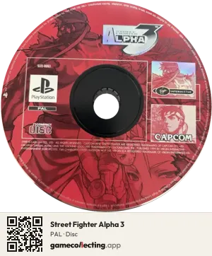 Street Fighter Alpha 3 PlayStation, PAL disc