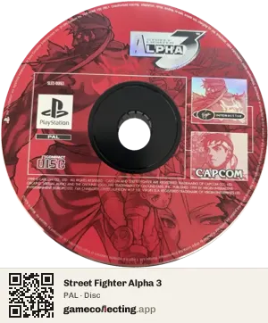 Street Fighter Alpha 3 PlayStation, PAL disc