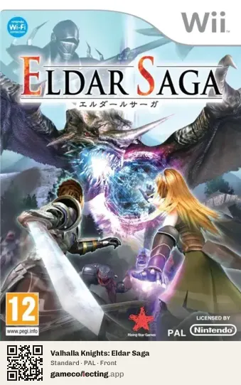 Valhalla Knights: Eldar Saga Nintendo Wii, PAL box front