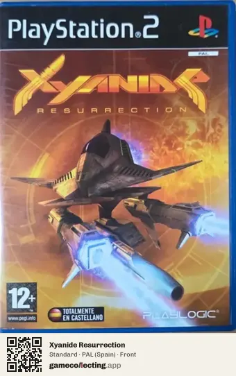 Xyanide Resurrection PlayStation 2, Spain box front