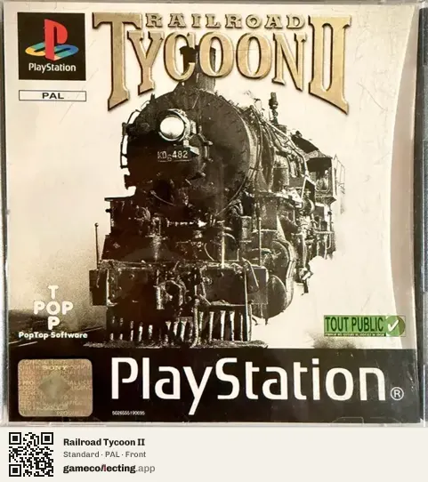 Railroad Tycoon II PlayStation, PAL box front