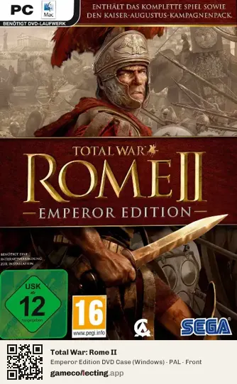 Total War: Rome II Computer, PAL box front