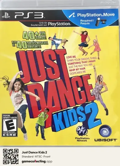 Just Dance Kids 2 PlayStation 3, NTSC box front