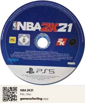 NBA 2K21 PlayStation 5, PAL disc