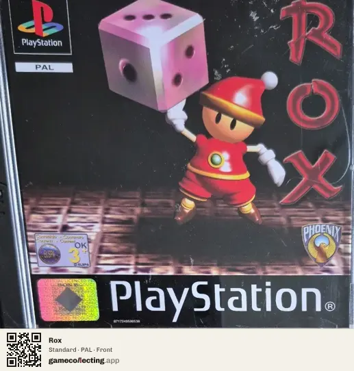 Rox PlayStation, PAL box front