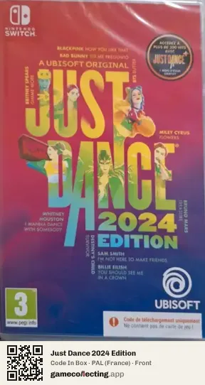 Just Dance 2024 Edition Nintendo Switch, France box front