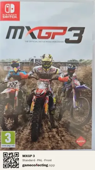 MXGP 3 Nintendo Switch, PAL box front