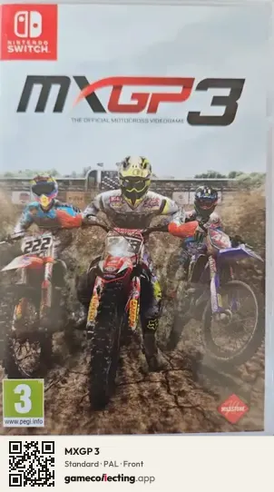 MXGP 3 Nintendo Switch, PAL box front