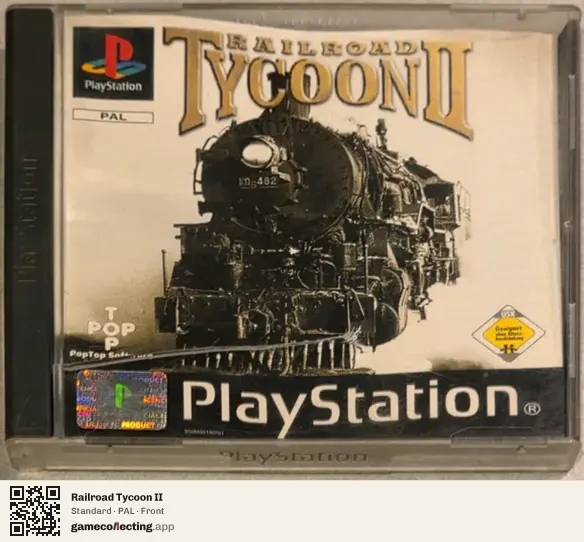 Railroad Tycoon II PlayStation, PAL box front