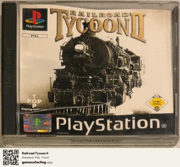 Railroad Tycoon II PlayStation, PAL box front