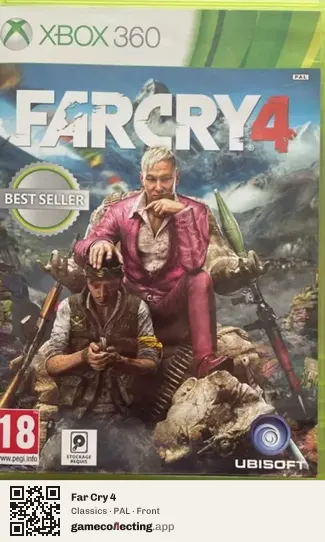 Far Cry 4 Xbox 360, PAL box front