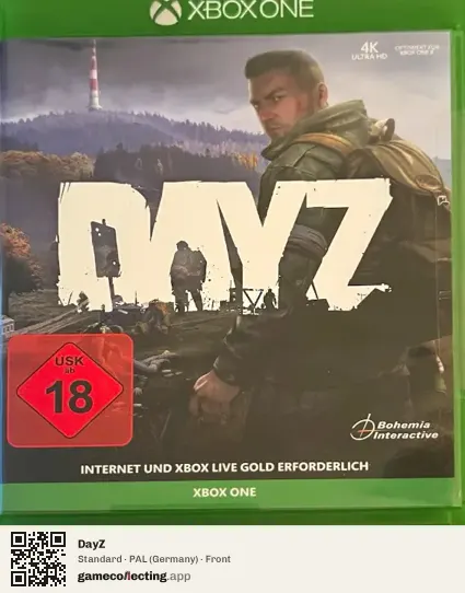 DayZ Xbox One, Germany box front