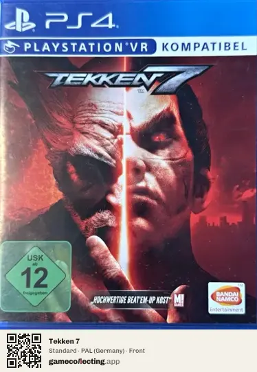 Tekken 7 PlayStation 4, Germany box front