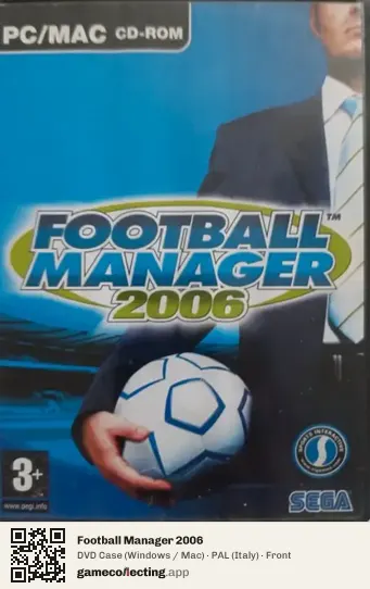 Football Manager 2006 Computer, Italy box front