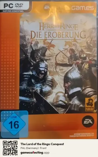 The Lord of the Rings: Conquest Computer, Germany box front