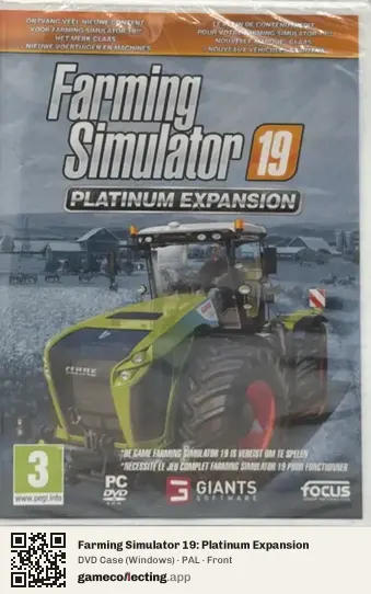 Farming Simulator 19: Platinum Expansion Computer, PAL box front