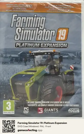 Farming Simulator 19: Platinum Expansion Computer, PAL box front