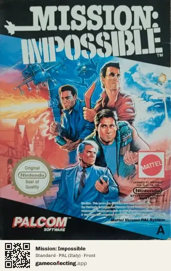 Mission: Impossible Nintendo Entertainment System, Italy box front