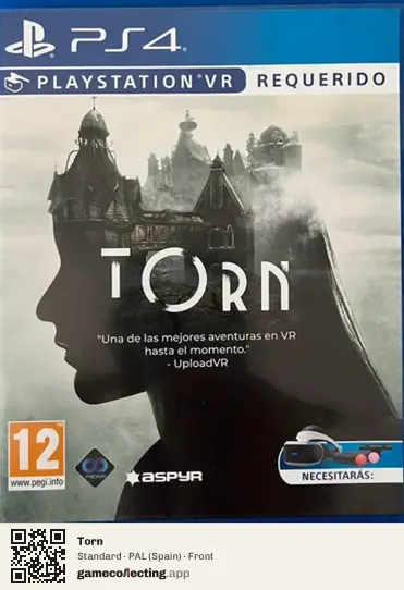 Torn PlayStation 4, Spain box front