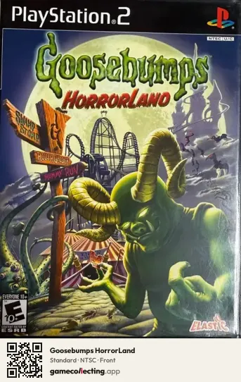 Goosebumps HorrorLand PlayStation 2, NTSC box front