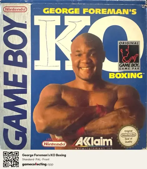 George Foreman's KO Boxing Game Boy, PAL box front