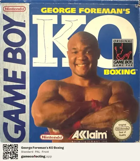 George Foreman's KO Boxing Game Boy, PAL box front