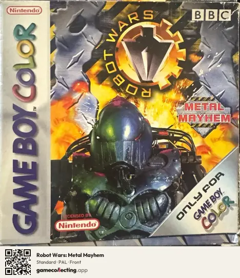 Robot Wars: Metal Mayhem Game Boy Color, PAL box front