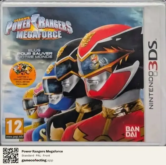 Power Rangers Megaforce Nintendo 3DS, PAL box front