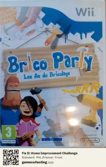 Fix It: Home Improvement Challenge Nintendo Wii, France box front