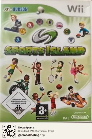 Deca Sports Nintendo Wii, Germany box front