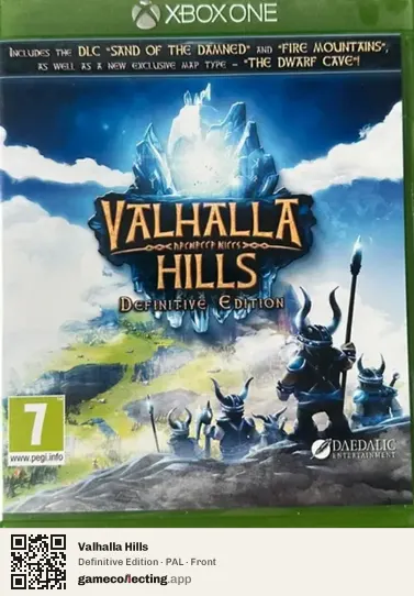Valhalla Hills Xbox One, PAL box front