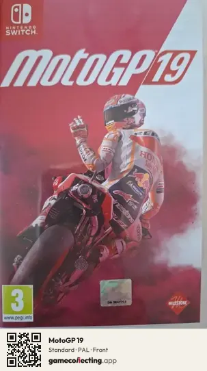 MotoGP 19 Nintendo Switch, PAL box front