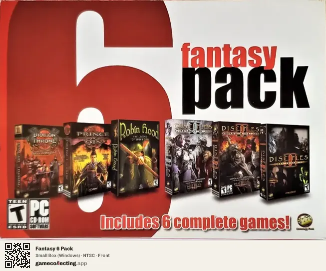 Fantasy 6 Pack Computer, NTSC box front